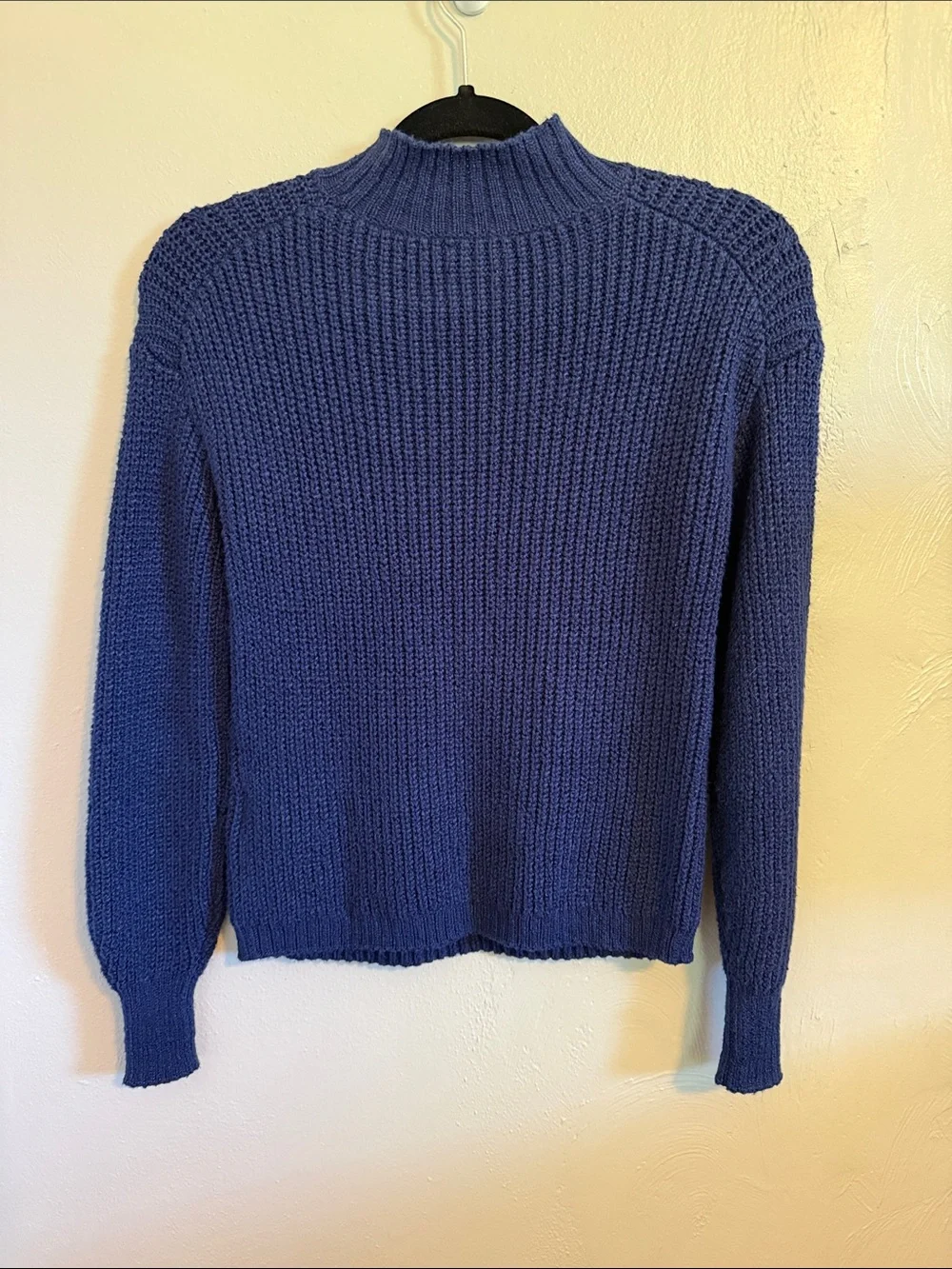J. Crew Cotton-blend cable mockneck sweater